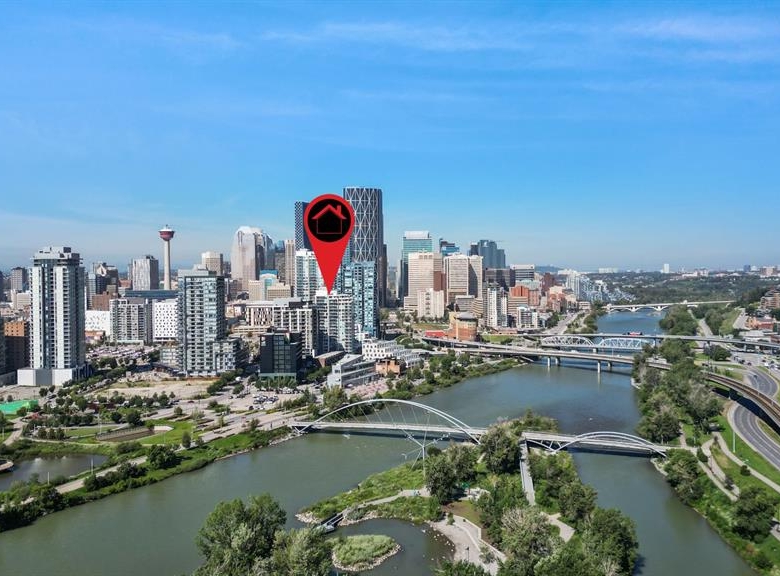 #1102 519 Riverfront Avenue SE, Calgary, Alberta, T2G 1K6